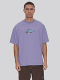 THRILLS Lair Box Fit Tee Oversize Tee - FOUNDATION PURPLE