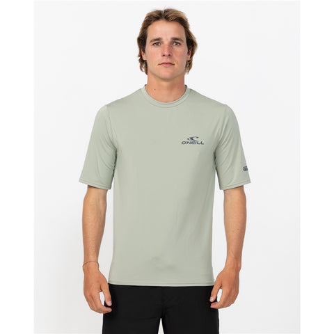O'NEILL Clean & Mean UV Short Sleeve Rash Tee - SEAGRASS