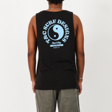 TOWN & COUNTRY Sunset Singlet - BLACK