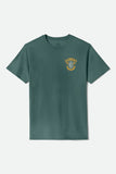 BRIXTON Payson Short Sleeve Tee - NIGHT SAGE