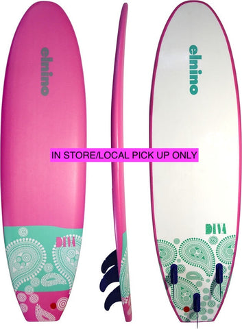 EL NINO - Softboard Diva Cruiser 7'0 - PINK (IN STORE ONLY)