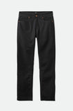 BRIXTON Builders 5 Pocket Pants - BLACK