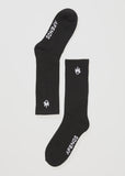 AFENDS Flame Socks 3-Pack - BLACK
