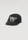 AFENDS Rise Recycled Panelled Cap - BLACK