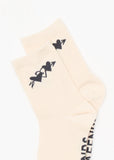 AFENDS Recycled Socks 2-Pack - STONE BLACK/MOONBEAM