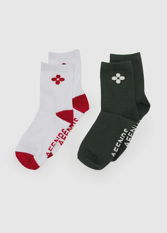 AFENDS Recycled Socks 2-Pack - MULTI