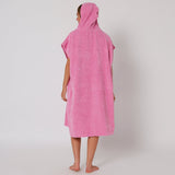 OCEAN & EARTH Women's Hooded Poncho - MUSK PINK