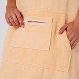 OCEAN & EARTH Ladies Hooded Poncho - PEACH
