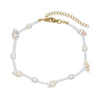 CLASSICS 77 Shell, Pearl & Seed Dainty Anklet