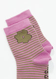 AFENDS Lily Recycled Crew Socks (One Pack) - CANDY