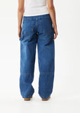 AFENDS Moss Hemp Denim Workwear - AUTHENTIC BLUE