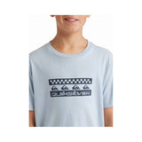 QUIKSILVER Comp Check SS Youth - ASHLEY BLUE
