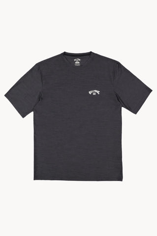 BILLABONG Shoreline LF SS - BLACK HEATHER