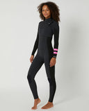 HURLEY - Women's Plus 4/3mm Full Suit - BLACK/GRAPHITE