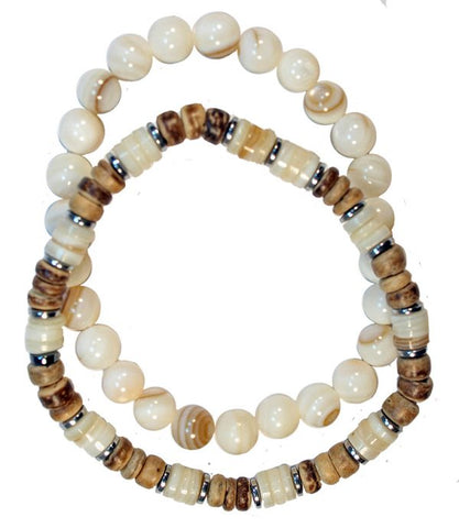 CLASSICS 77 - 2 Strand Beachy Set With Heist Beads