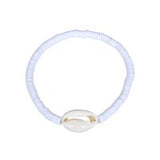 CLASSICS 77 White Heist Bracelet With Cowrie Shell