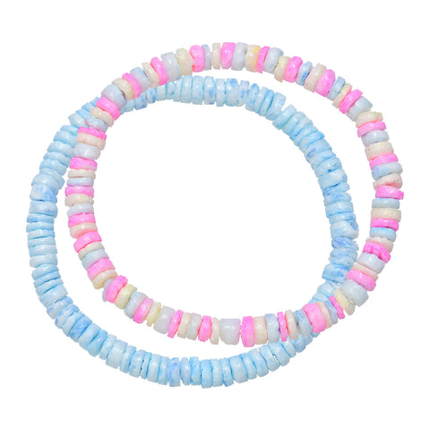 CLASSICS 77 Set Of 2 Pastel Heishi Shell