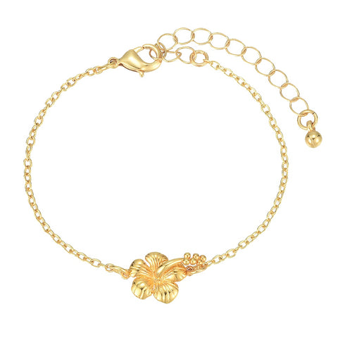 CLASSICS 77 Gold Hibiscus Bracelet