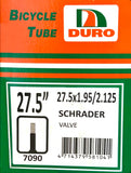 DURO Tube - 27.5" x 2.25/1.95/2.125 SCHRADER