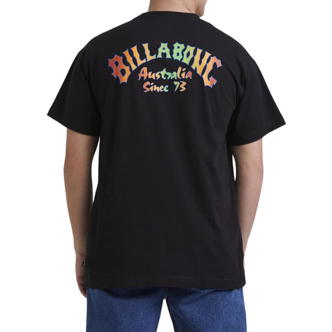 BILLABONG Arch Fade Premium Short Sleeve Tee - BLACK