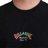 BILLABONG Arch Fade Premium Short Sleeve Tee - BLACK