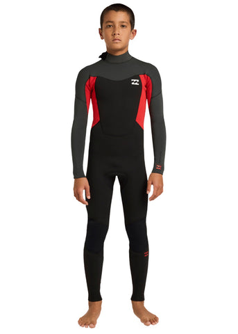 BILLABONG 3/2 Boys Absolute Core BZ FL - BLACK/RED