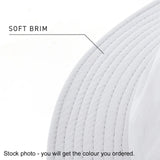 OCEAN & EARTH Men's Bingin Soft Peak Surf Hat - WHITE MARLE
