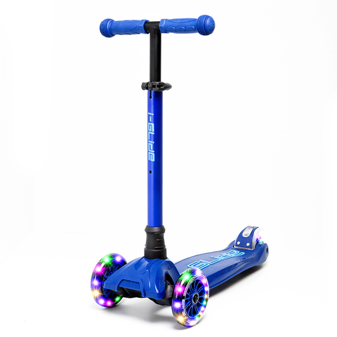 I-Glide 3 Wheel Kids Scooter - BLUE/BLUE