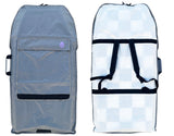 SUMMER VIBES Lite Bodyboard Backpack Boardbag - WHITE/GREY