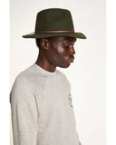BRIXTON Wesley Fedora - BROWN/GREEN