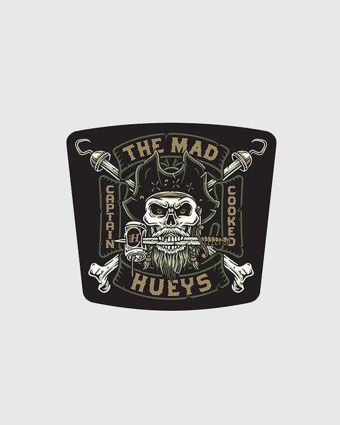 THE MAD HUEYS - Captain Cooked Sticker – Twentyfivenine