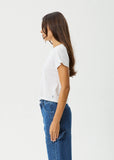 AFENDS  Carmen Baby Tee - WHITE