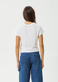 AFENDS  Carmen Baby Tee - WHITE