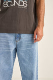 RHYTHM - Subtle Distress Jean - BLUE