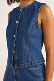 RHYTHM Gia Denim Vest - INDIGO