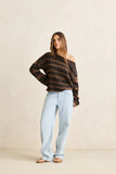 RHYTHM Baklava Knit Jumper - ESPRESSO