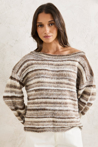 RHYTHM Baklava Knit Jumper - SAND