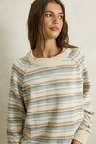 RHYTHM Distant Shores Striped Sweater - BABY BLUE