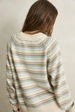 RHYTHM Distant Shores Striped Sweater - BABY BLUE
