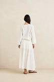 RHYTHM Classic Knit Jumper - WHITE