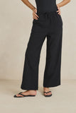 RHYTHM  Classic Drawstring Pant - BLACK