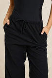 RHYTHM  Classic Drawstring Pant - BLACK