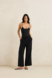 RHYTHM  Classic Drawstring Pant - BLACK