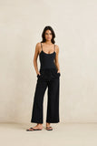 RHYTHM  Classic Drawstring Pant - BLACK
