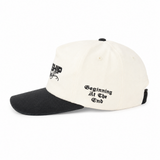 WORSHIP Toll Free 5 Panel Hat - COCONUT BLACK