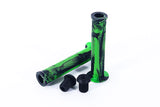 COLONY Much Room BMX Grips & Bar Ends - GREEN STORM
