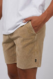 SILENT THEORY Cord Short - TAN