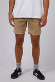 SILENT THEORY Cord Short - TAN