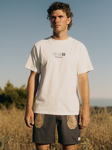RHYTHM High Beaming Vintage Tee - WHITE