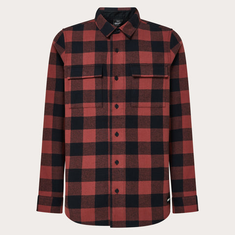 OAKLEY Bear Cozy Flannel - ROSEWOOD/BLACK